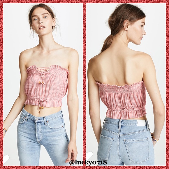 Free People We The Free EUC Peppermint Tube Top S - Picture 2 of 8
